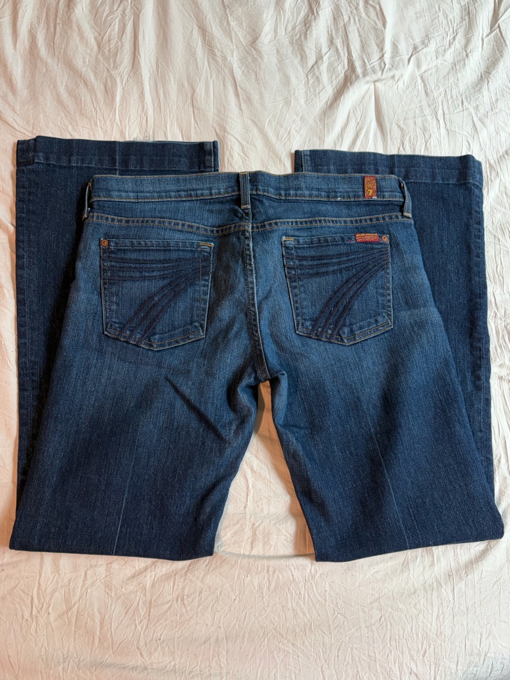 7 For All Mankind Women's Dojo Bootcut Jeans in Dark Indigo